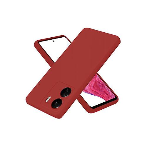 Redmi 13C K�l�f First Silikon - Bordo