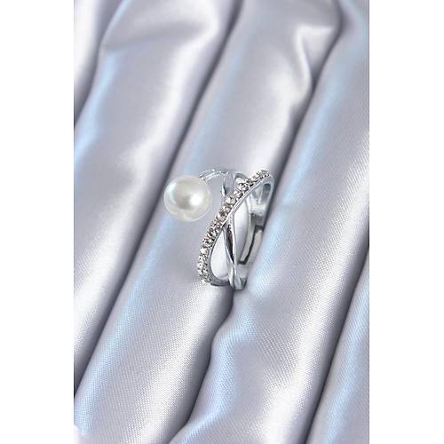 G�m�� Renk Zirkon Ta�l� �ncili Kad�n Y�z�k