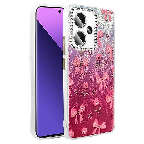 Redmi Note 13 Pro Plus K�l�f Blade Aynal� Desenli Kapak - Desen 3