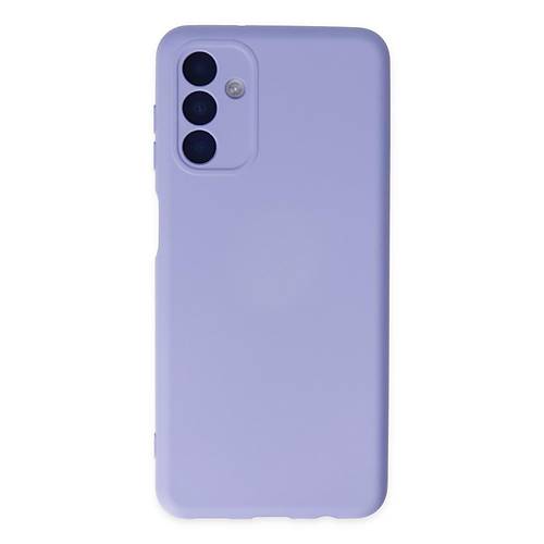 Galaxy A04S K�l�f Nano i�i Kadife Silikon - Lila