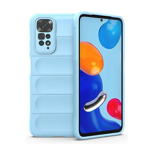 Redmi Note 11 K�l�f Optimum Silikon - Sky Blue
