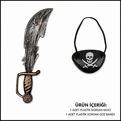 Korsan K�l�� ve G�z Band� Seti Eskitme (�ocuk & Yeti�kin Uyumlu)