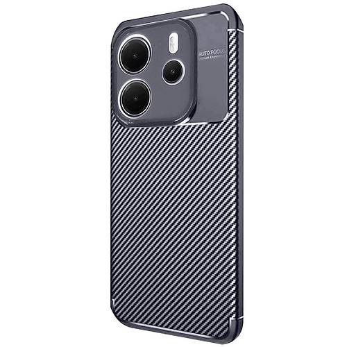 Redmi Note 14 4G K�l�f Auto Focus Karbon Kapak - Lacivert
