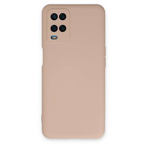 A54 4G K�l�f Nano i�i Kadife Silikon - Pudra