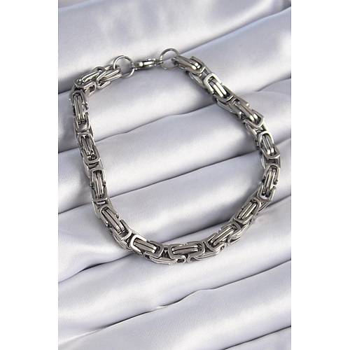 316L �elik G�m�� Renk Kral Zincir Model Erkek Bileklik