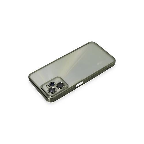 Realme C35 K�l�f Razer Lensli Silikon - Ye�il