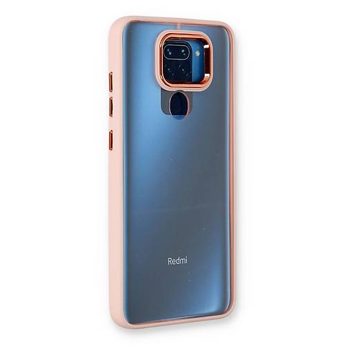 Redmi Note 9 K�l�f Dora Kapak - Pudra