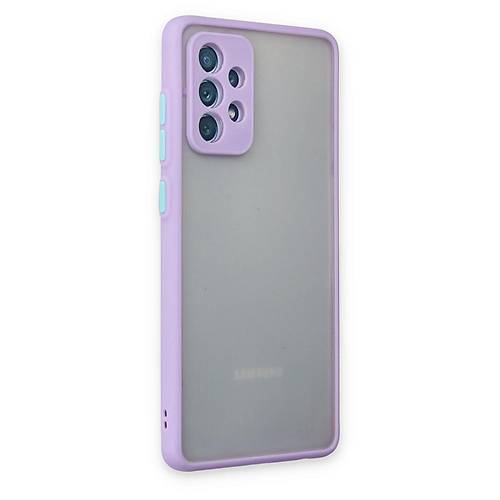 Galaxy A72 K�l�f Montreal Silikon Kapak - Mor