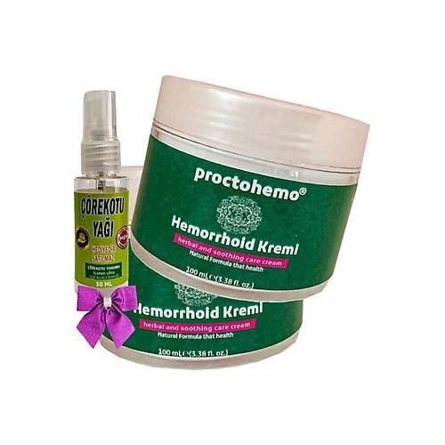 Proctohemo Cream 100 Ml X 2 Adet + ��rek Otu Ya�� 30 Ml
