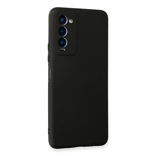 Camon 18 K�l�f First Silikon - Siyah