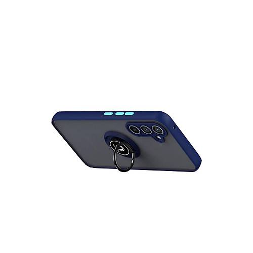 Galaxy S25 FE Montreal Y�z�kl� Silikon Kapak - Lacivert