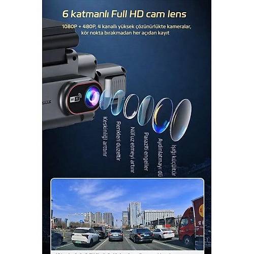 360 WiFi Quad Ara� Kameras�
