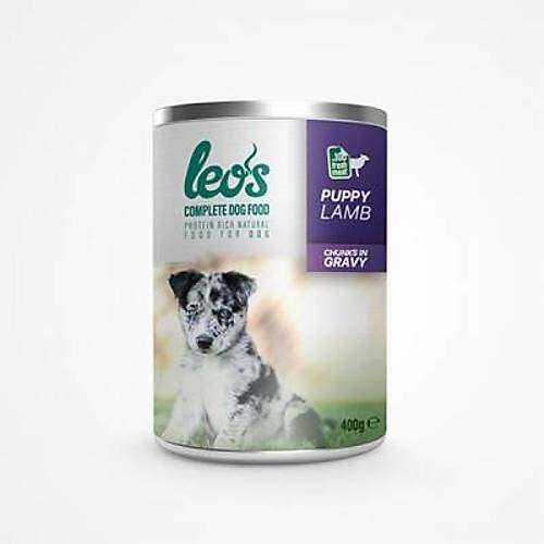 Kuzu Par�a Etli Soslu Yavru K�pek Konservesi 6 Adet 400 Gr