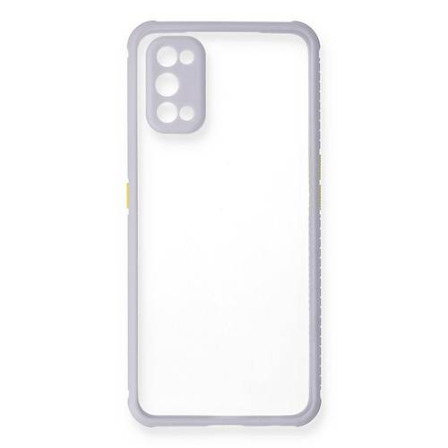 Realme 7 Pro K�l�f Miami �effaf Silikon - Lila