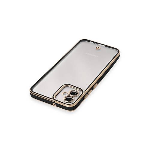 Galaxy A04E K�l�f Liva Lens Silikon - Siyah