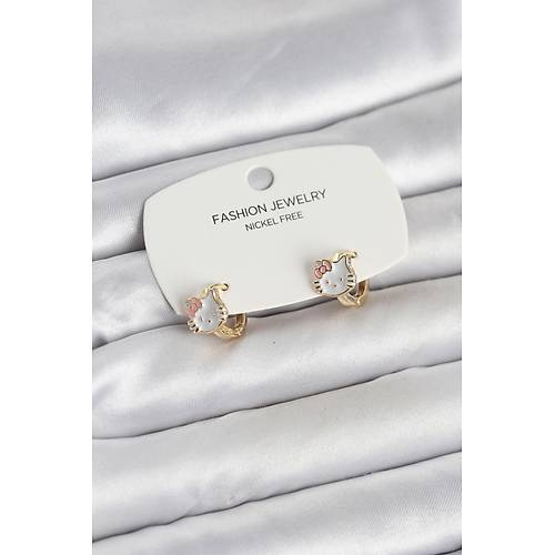 Kitty Model Gold Renk Pirin� �ocuk K�pe