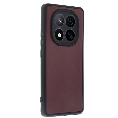 Redmi Note 14 Pro 5G K�l�f Aras Deri Kapak - Bordo
