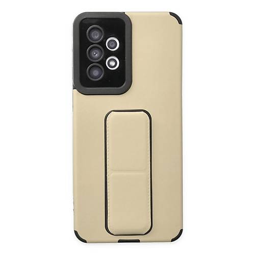Galaxy A33 5G K�l�f Mega Standl� Silikon - Gold