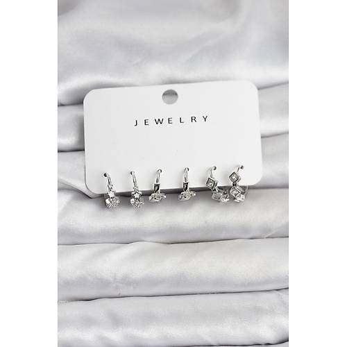 G�m�� Renk Pirin� Y�ld�z Modelli Kad�n K�pe Seti