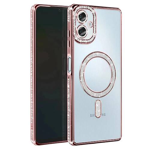 Galaxy A07 4G Joke Simli Magneticsafe K�l�f - Pembe