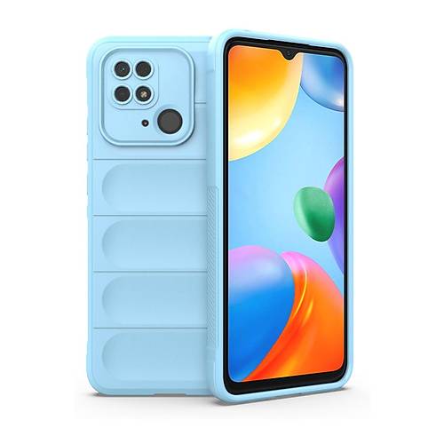 Redmi 10C K�l�f Optimum Silikon - Sky Blue