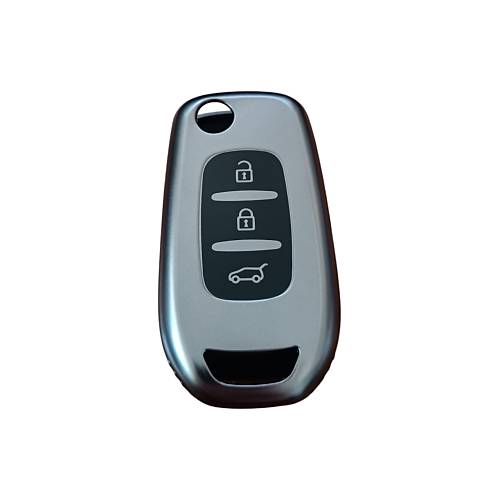 Renault Megane 4 / Clio 5  Anahtar Uyumlu Silikon Oto Anahtar Kumanda Kab� K�l�f F�me