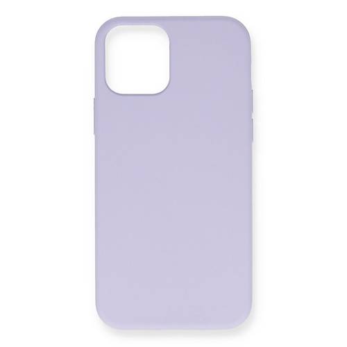 iPhone 12 Mini K�l�f Nano i�i Kadife Silikon - Lila