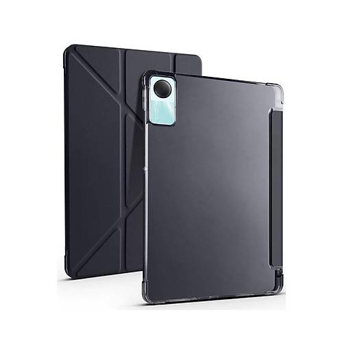 Redmi Pad SE 4G K�l�f Kalemlikli Mars Tablet K�l�f� - Siyah