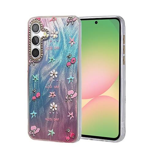 Galaxy A56 K�l�f Blade Aynal� Desenli Kapak - Desen 4