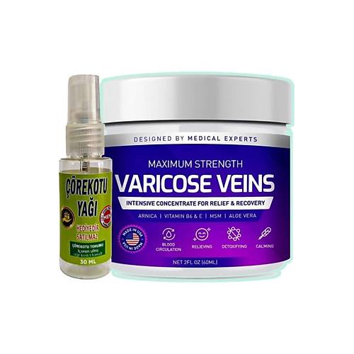Pharmapulse Varicose Veins Purple Bak�m Kremi 100 ml + ��rek Otu Ya�� 30 ml