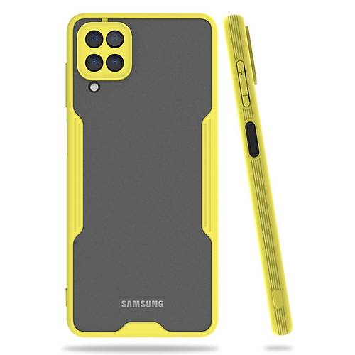 Galaxy A22 K�l�f Platin Silikon - Sar�
