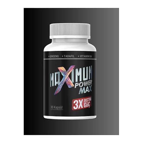 Maximum Power Max 3x Effect Erkeklere Extra Sertlik Max�mum G�� 30 Lu