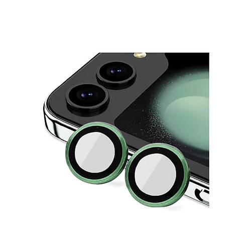 Galaxy Z Flip 5 Valdez Metal Kamera Lens - Koyu Ye�il