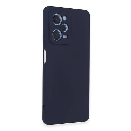 Redmi Note 12 Pro 5G K�l�f Nano i�i Kadife Silikon - Lacivert