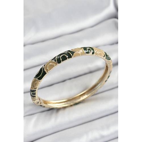 Mineli Pirin� Siyah ve Kahverengi Motifli Kad�n Kelep�e