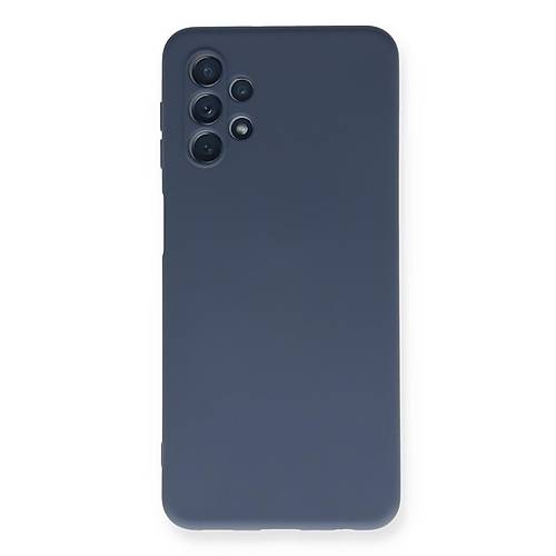 Galaxy A52 K�l�f Nano i�i Kadife Silikon - Gri