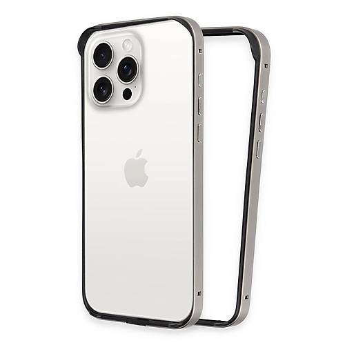 iPhone 14 Pro Max Land Bumper Koruma Kapak - Titan Gri