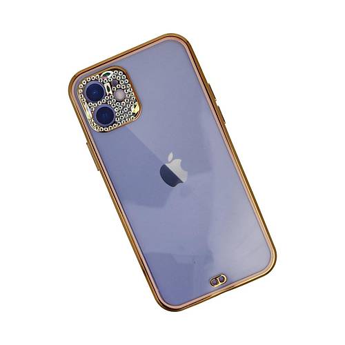 iPhone 12 K�l�f Liva Ta�l� Silikon - Pembe