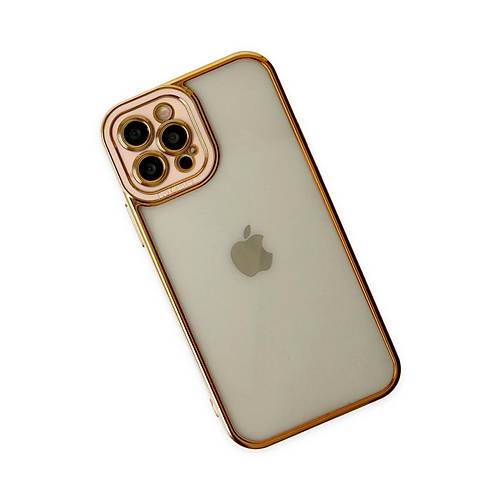 iPhone 12 Pro K�l�f Liva Lens Silikon - Rose