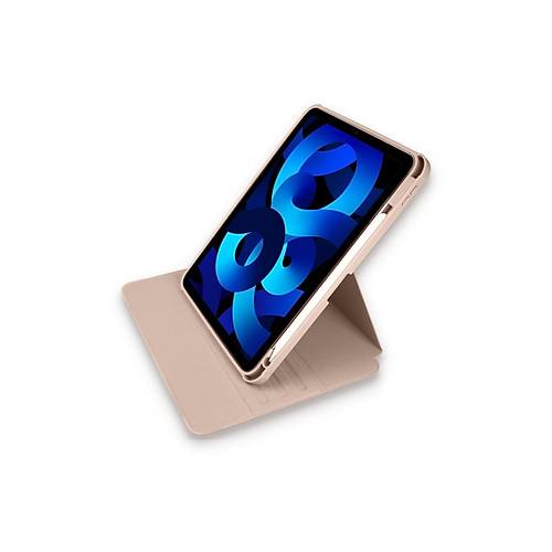 iPad 10.2 (7.nesil) K�l�f Starling 360 Kalemlikli Tablet K�l�f - Rose Gold