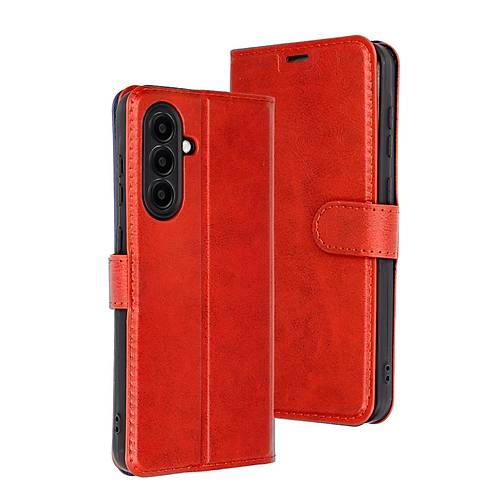 Galaxy A16 5G K�l�f Trend S Plus Kapakl� K�l�f - K�rm�z�