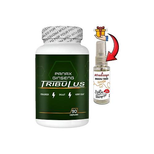 Panax 1 Kutu Panax Ginseng Tribuluslu Fenugreekli Shilajitli Hornygoatl� 90 l� Caps + Afrodizayn Ya�