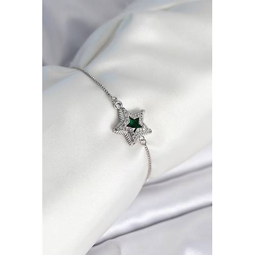 Y�ld�z Model Asans�rl� G�m�� Renk Kad�n Bileklik