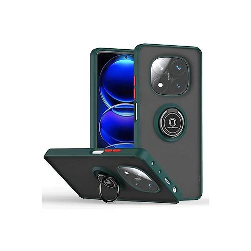 Redmi Note 14 Pro Plus K�l�f Montreal Y�z�kl� Silikon Kapak - Ye�il
