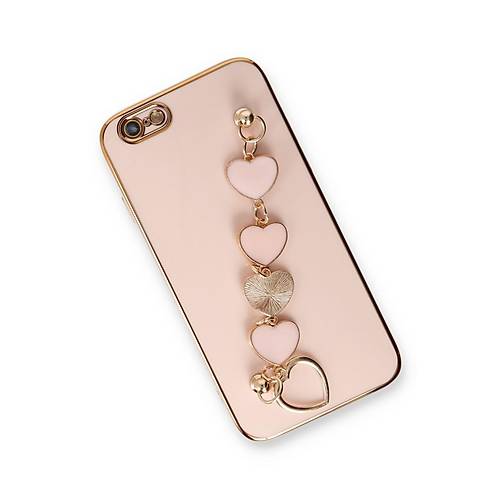 iPhone 6 K�l�f Esila Silikon - Pudra