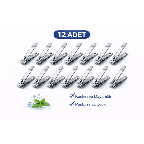 �MA B�y�k Boy T�rnak Makas� Profesyonel Nail Clipper 12 Adet