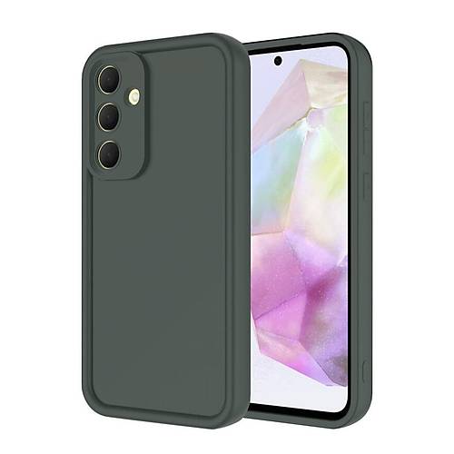 Galaxy A16 5G K�l�f Viera Silikon - Koyu Ye�il