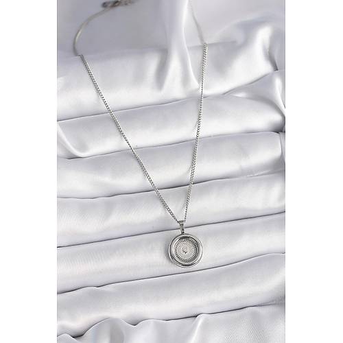 316L �elik G�m�� Renk Zincir G�m�� Renk Alt�n Model Kad�n Kolye