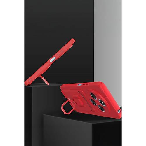 Redmi 14C K�l�f Zuma Kartvizitli Y�z�kl� Silikon - Lila