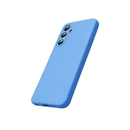 Galaxy S26 Nano i�i Kadife Silikon - Mavi